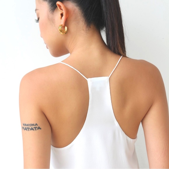 Silk racer back camisole - Picture 1 of 2